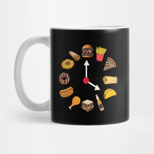 Foodie Clock Mug